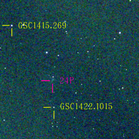 ショーマス彗星(24P)11月29日 Seestar50