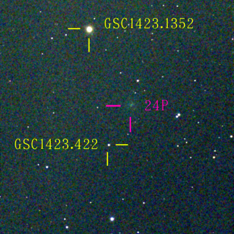 ショーマス彗星(24P)12月3日 Seestar50