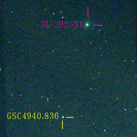 アトラス彗星(3I/2025N1) 11月29日 Seestar50