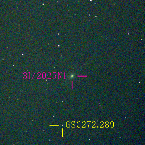アトラス彗星(3I/2025N1) 12月7日 Seestar50