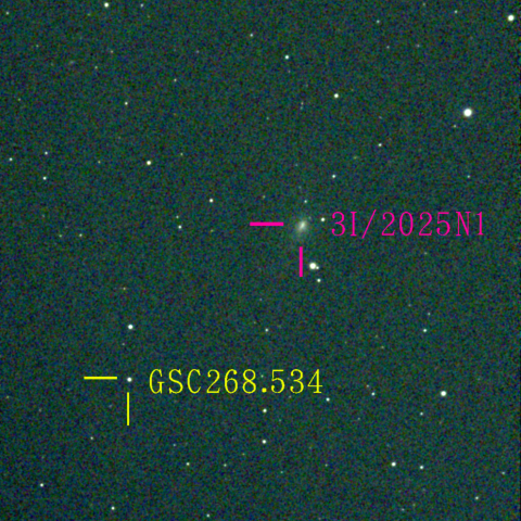 アトラス彗星(3I/2025N1) 12月16日 Seestar50
