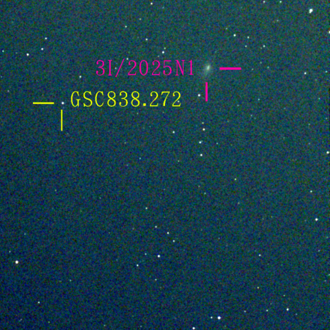 アトラス彗星(3I/2025N1) 12月23日 Seestar50