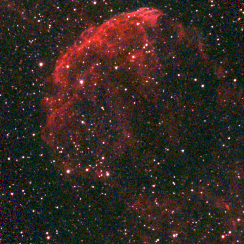 夜空は宝石箱(くらげ星雲 IC443) Seestar50