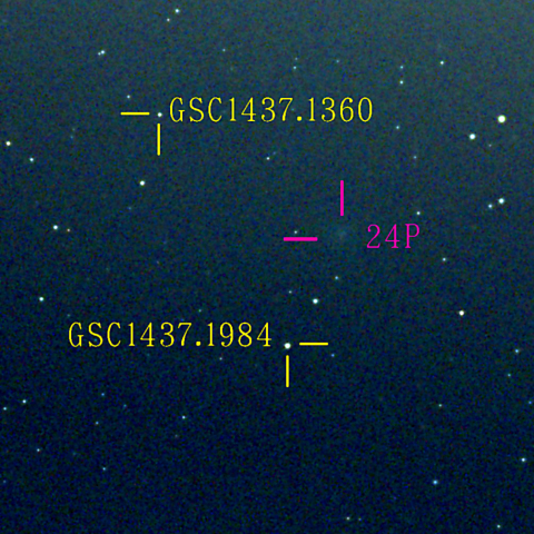 ショーマス彗星(24P)12月12日 Seestar50