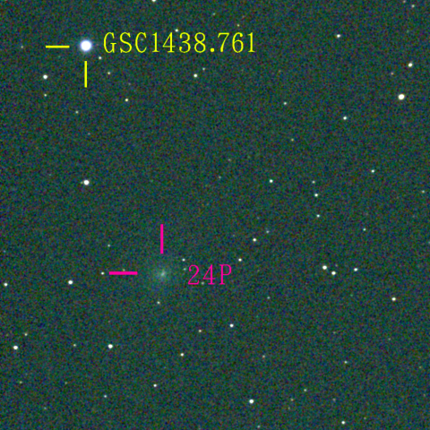 ショーマス彗星(24P)12月16日 Seestar50