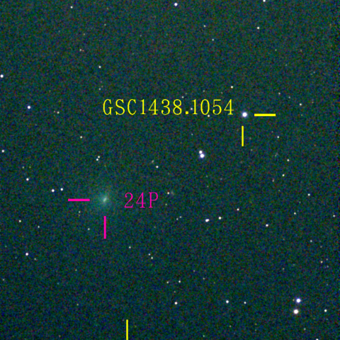 ショーマス彗星(24P)12月18日 Seestar50