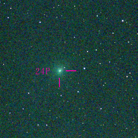 ショーマス彗星(24P)1月17日 Seestar50