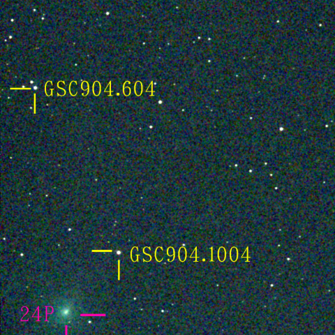 ショーマス彗星(24P)1月19日 Seestar50