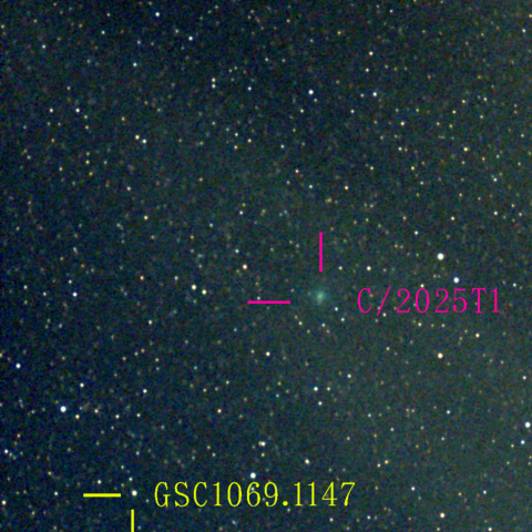 アトラス彗星(C/2025 T1) 12‎月‎9日Seestar50