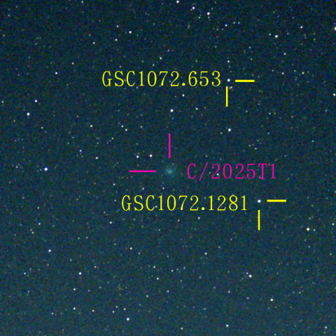 アトラス彗星(C/2025 T1) 12月16日Seestar50