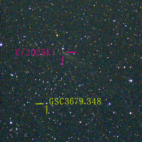 アトラス彗星(C/2025K1) 12月‎9日Seestar50