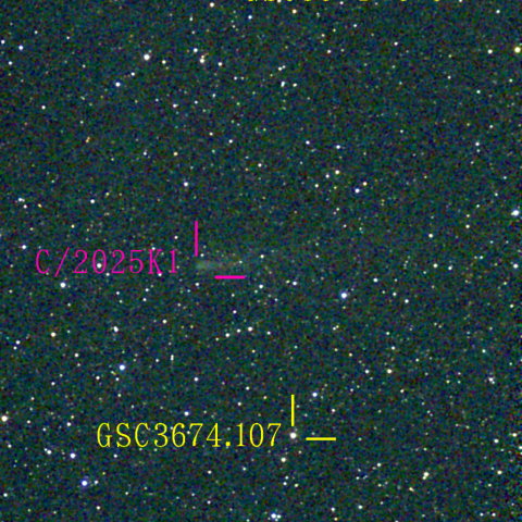 アトラス彗星(C/2025K1) 12月‎10日Seestar50