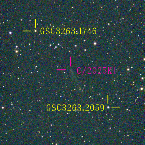 アトラス彗星(C/2025K1) 12月‎18日Seestar50