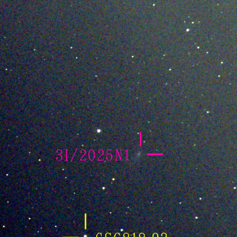 アトラス彗星(3I/2025N1) 1月9日 Seestar50
