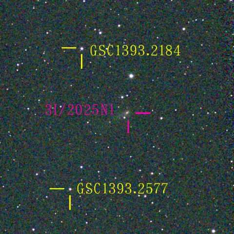 アトラス彗星(3I/2025N1) 1月14日 Seestar50