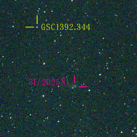 アトラス彗星(3I/2025N1) 1月18日 Seestar50