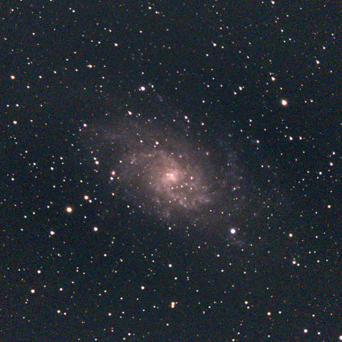 夜空は宝石箱(さんかく座 M33) Seestar50