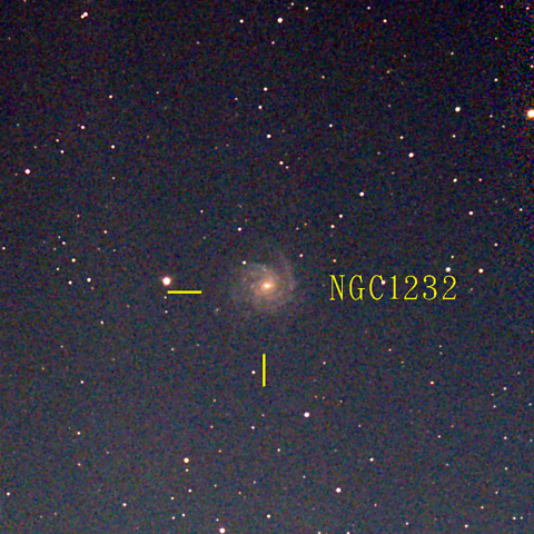 夜空は宝石箱(エリダヌス座 NGC1232) Seestar50