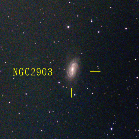 夜空は宝石箱(しし座 NGC2903) Seestar50