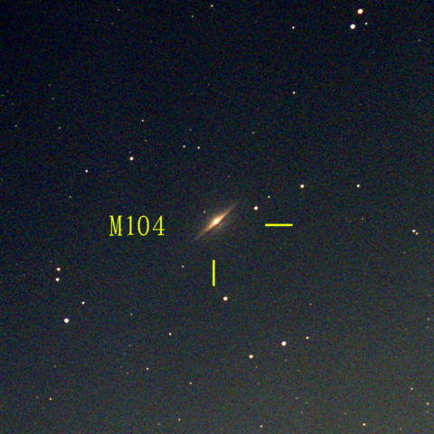 夜空は宝石箱(ソンブレロ銀河 M104) Seestar50