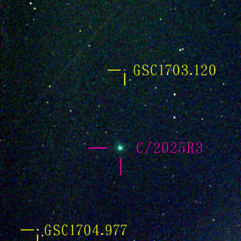 パンスターズ彗星(C/2025R3) 3月‎18日Seestar50
