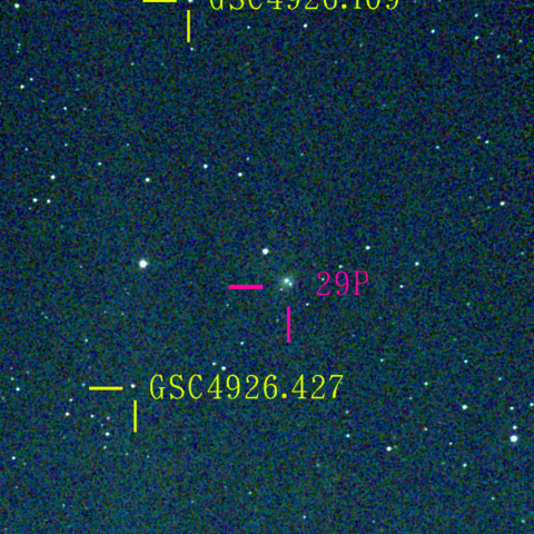 シュヴァスマン・ヴァハマン彗星(29P)2月24日 Seestar50