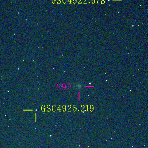 シュヴァスマン・ヴァハマン彗星(29P)3月11日 Seestar50