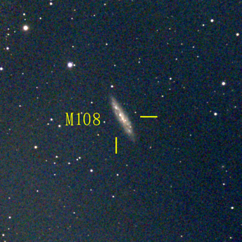 夜空は宝石箱(おおぐま座 M108) Seestar50