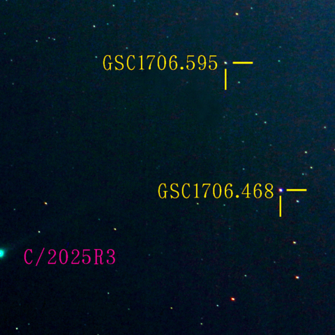 パンスターズ彗星(C/2025R3) 4月‎8日400mm