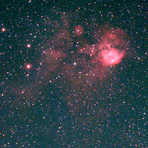 夜空は宝石箱(マンドリル星雲 NGC2467) Seestar50