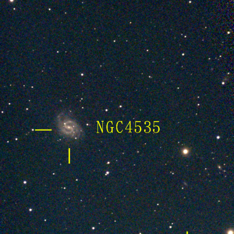 夜空は宝石箱(おとめ座 NGC4535) Seestar50