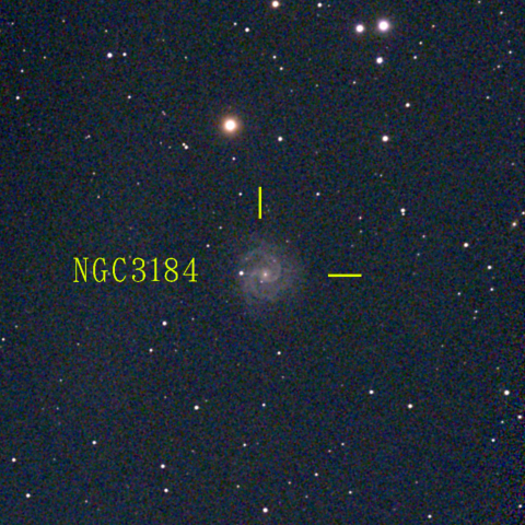 夜空は宝石箱(おおぐま座 NGC3184) Seestar50
