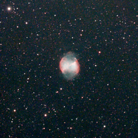 夜空は宝石箱(あれい星雲 M27) Seestar50