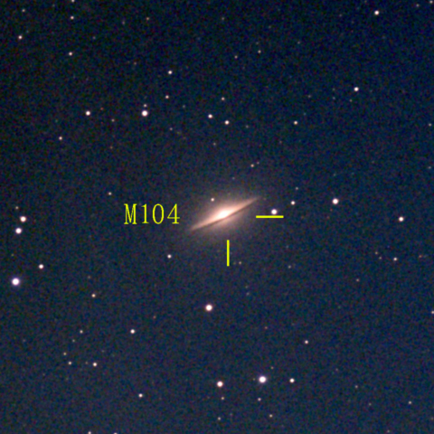 夜空は宝石箱(ソンブレロ銀河 M104) Seestar50