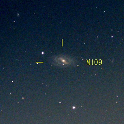 夜空は宝石箱(おおぐま座 M109) Seestar50