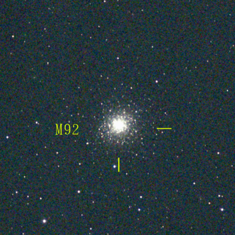 夜空は宝石箱(ヘルクレス座 M92) Seestar50