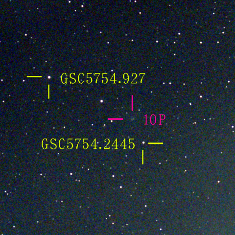 テンペル彗星(10P) 6月11日 Seestar50
