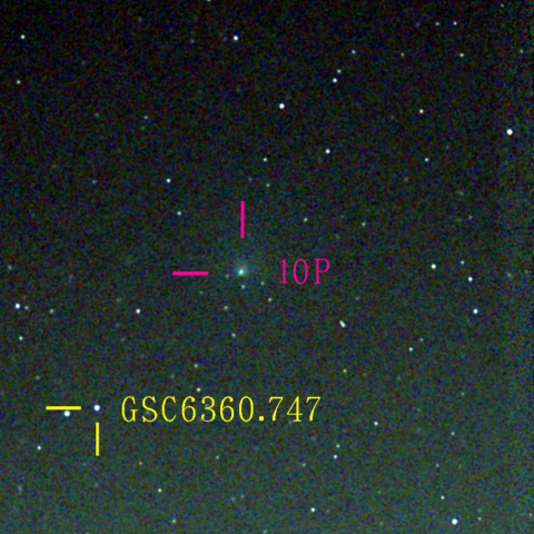 テンペル彗星(10P) 7月12日 Seestar50