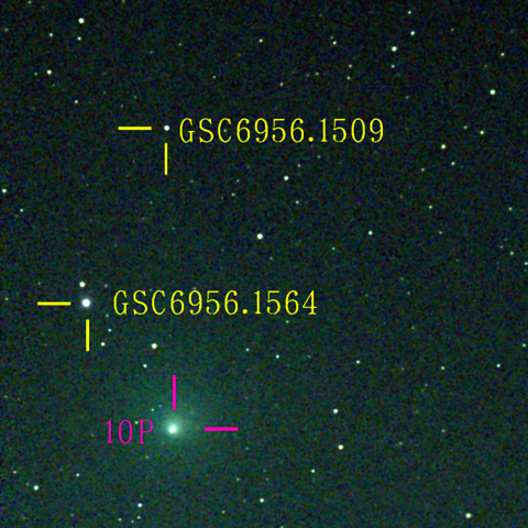 テンペル彗星(10P) 8月7日 Seestar50