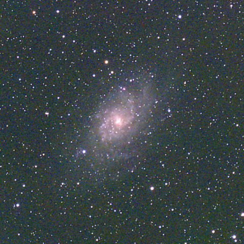 夜空は宝石箱(さんかく座 M33) Seestar30