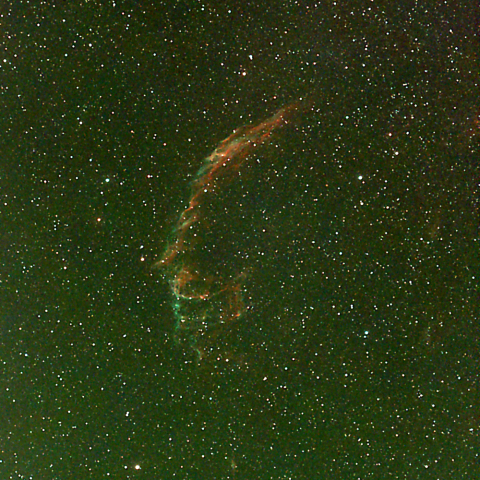 夜空は宝石箱(網状星雲 NGC6992) Seestar30