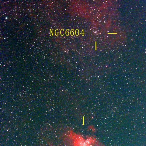 夜空は宝石箱(わし星雲 M16 ) Seestar30