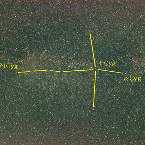 天の川（はくちょう座付近）