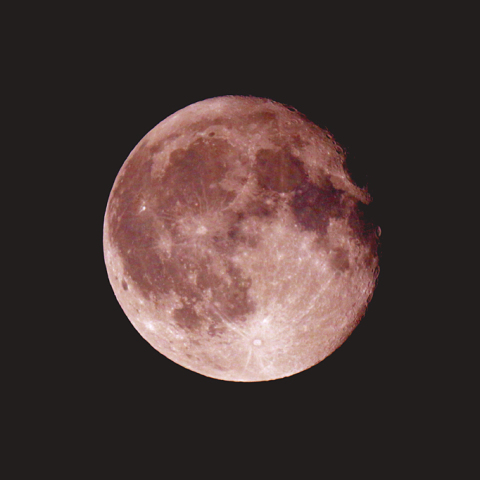 立待月（月齢16.4）