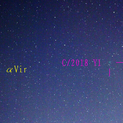 岩本彗星とスピカ