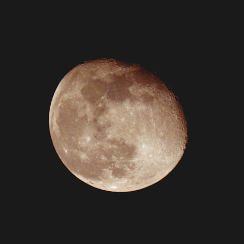 立待月（月齢16.9）