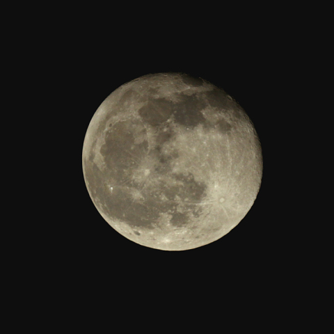 居待月(月齢 17.0)