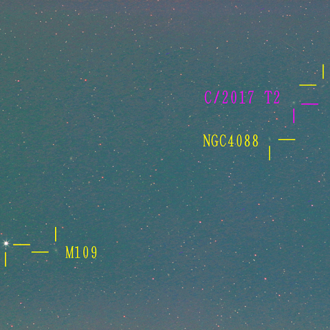 パンスターズ彗星 (C/2017 T2)