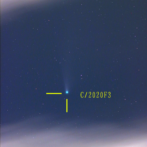 ネオワイズ彗星（C/2020F3）7月26日　200mm