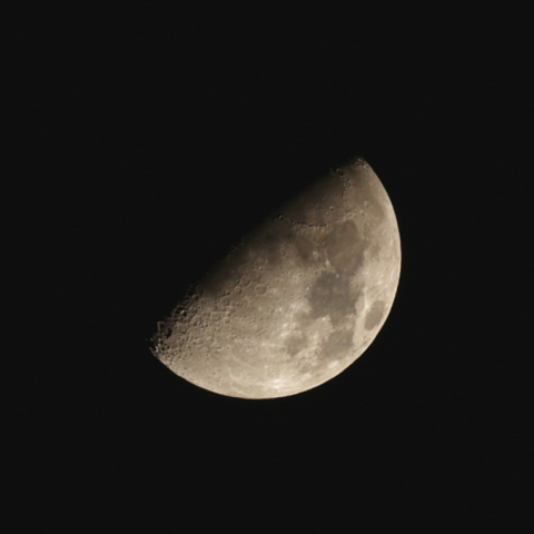 十日夜(月齢 9.0)